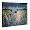 Stupell Industries Moon over Blooming Flowers Canvas Wall Art
